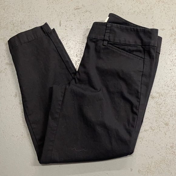 LOFT Outlet Black Original Crop Pants Size 2 - Picture 2 of 9